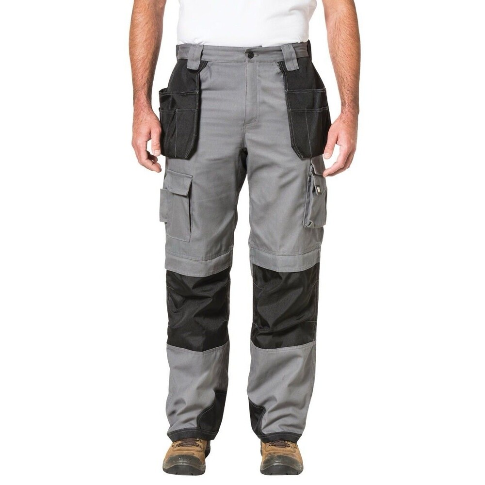 Caterpillar Trademark Trousers Mens 40x32 holster pockets Grey